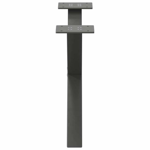 vidaXL Coffee Table Legs X-Shaped 2 pcs Anthracite 50x(30-31) cm Steel