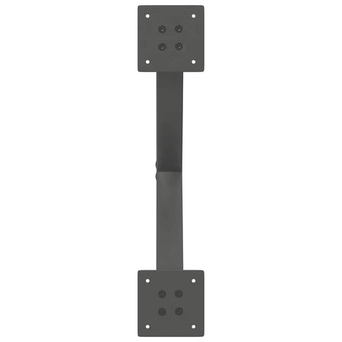 vidaXL Coffee Table Legs X-Shaped 2 pcs Anthracite 50x(30-31) cm Steel
