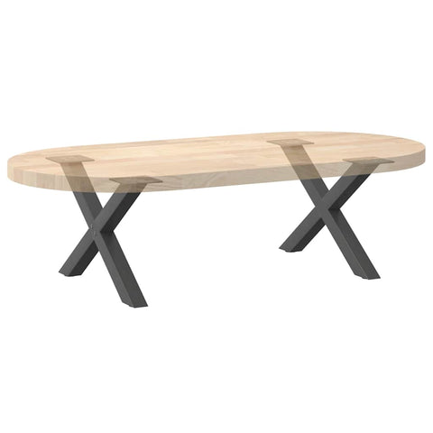 vidaXL Coffee Table Legs X-Shaped 2 pcs Anthracite 50x(30-31) cm Steel