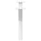vidaXL Coffee Table Legs X-Shaped 2 pcs White 60x(30-31) cm Steel
