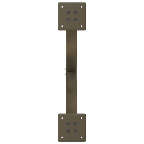 vidaXL Coffee Table Legs X-Shaped 2 pcs Natural Steel 60x(30-31) cm Steel