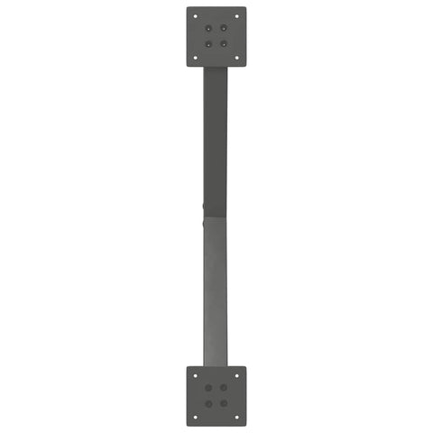 vidaXL Coffee Table Legs X-Shaped 2 pcs Anthracite 70x(30-31) cm Steel