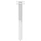 vidaXL Coffee Table Legs X-Shaped 2 pcs White 28x(42-43) cm Steel