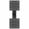 vidaXL Coffee Table Legs X-Shaped 2 pcs Anthracite 28x(42-43) cm Steel