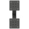 vidaXL Coffee Table Legs X-Shaped 2 pcs Anthracite 38x(42-43) cm Steel