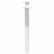 vidaXL Coffee Table Legs X-Shaped 2 pcs White 50x(42-43) cm Steel