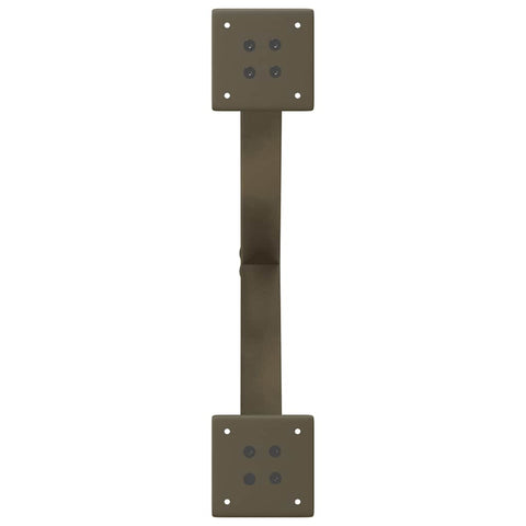 vidaXL Coffee Table Legs X-Shaped 2 pcs Natural Steel 50x(42-43) cm Steel
