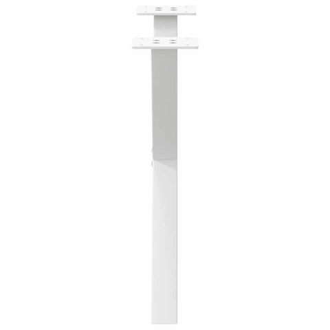 vidaXL Coffee Table Legs X-Shaped 2 pcs White 60x(42-43) cm Steel