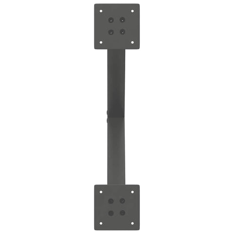 vidaXL Coffee Table Legs X-Shaped 2 pcs Anthracite 60x(42-43) cm Steel