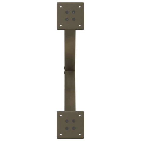 vidaXL Coffee Table Legs X-Shaped 2 pcs Natural Steel 60x(42-43) cm Steel