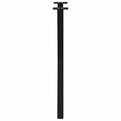 vidaXL Dining Table Legs X-Shaped 2 pcs Black 50x(72-73) cm Steel