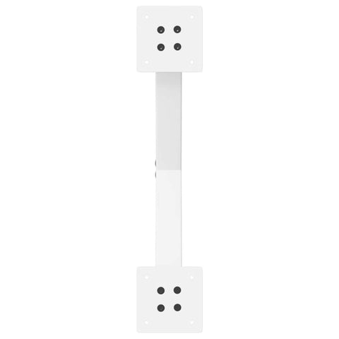 vidaXL Dining Table Legs X-Shaped 2 pcs White 50x(72-73) cm Steel