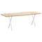 vidaXL Dining Table Legs X-Shaped 2 pcs White 50x(72-73) cm Steel
