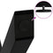vidaXL Dining Table Legs X-Shaped 2 pcs Black 57x(72-73) cm Steel