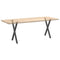 vidaXL Dining Table Legs X-Shaped 2 pcs Anthracite 57x(72-73) cm Steel