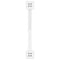 vidaXL Dining Table Legs X-Shaped 2 pcs White 70x(72-73) cm Steel