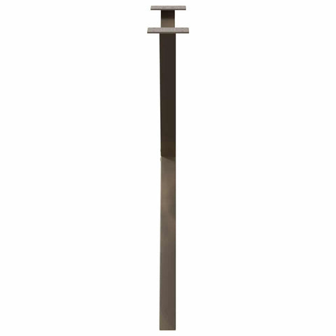vidaXL Dining Table Legs X-Shaped 2 pcs Natural Steel 70x(72-73) cm Steel