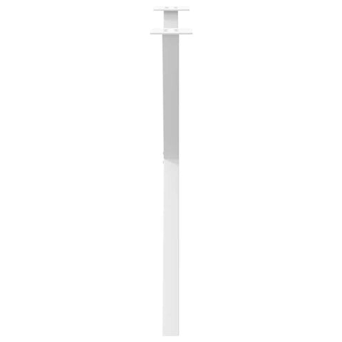vidaXL Dining Table Legs X-Shaped 2 pcs White 80x(72-73) cm Steel