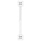 vidaXL Dining Table Legs X-Shaped 2 pcs White 80x(72-73) cm Steel