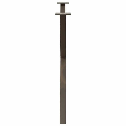 vidaXL Dining Table Legs X-Shaped 2 pcs Natural Steel 90x(72-73) cm Steel