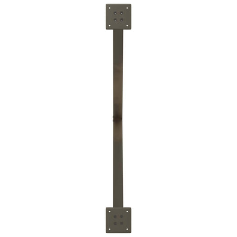 vidaXL Dining Table Legs X-Shaped 2 pcs Natural Steel 90x(72-73) cm Steel