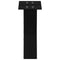 vidaXL Coffee Table Legs X-Shaped 2 pcs Black 30x(30-31) cm Steel