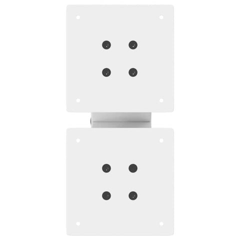 vidaXL Coffee Table Legs X-Shaped 2 pcs White 30x(30-31) cm Steel