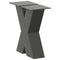 vidaXL Coffee Table Legs X-Shaped 2 pcs Anthracite 30x(30-31) cm Steel