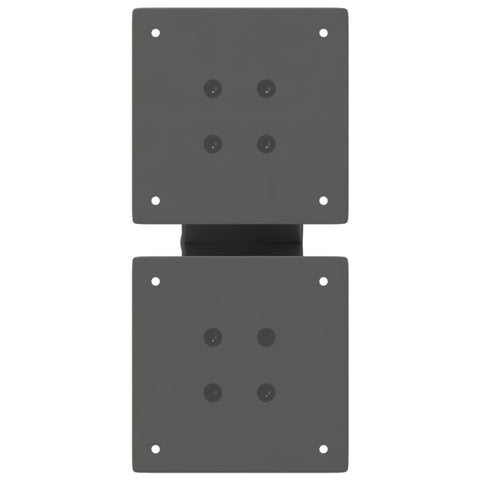 vidaXL Coffee Table Legs X-Shaped 2 pcs Anthracite 30x(30-31) cm Steel
