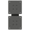 vidaXL Coffee Table Legs X-Shaped 2 pcs Anthracite 40x(30-31) cm Steel