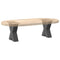 vidaXL Coffee Table Legs X-Shaped 2 pcs Anthracite 40x(30-31) cm Steel