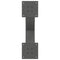 vidaXL Coffee Table Legs X-Shaped 2 pcs Anthracite 60x(30-31) cm Steel