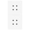 vidaXL Coffee Table Legs X-Shaped 2 pcs White 28x(42-43) cm Steel