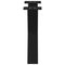 vidaXL Coffee Table Legs X-Shaped 2 pcs Black 50x(42-43) cm Steel