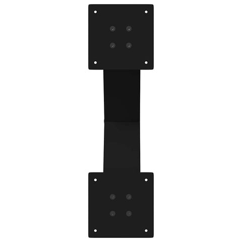 vidaXL Dining Table Legs X-Shaped 2 pcs Black 50x(72-73) cm Steel
