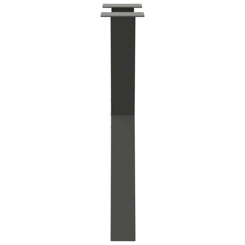 vidaXL Dining Table Legs X-Shaped 2 pcs Anthracite 50x(72-73) cm Steel