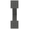 vidaXL Dining Table Legs X-Shaped 2 pcs Anthracite 50x(72-73) cm Steel