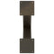 vidaXL Dining Table Legs X-Shaped 2 pcs Natural Steel 50x(72-73) cm Steel