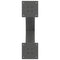 vidaXL Dining Table Legs X-Shaped 2 pcs Anthracite 60x(72-73) cm Steel