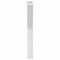 vidaXL Dining Table Legs X-Shaped 3 pcs White 70x(72-73) cm Steel