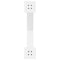 vidaXL Dining Table Legs X-Shaped 3 pcs White 70x(72-73) cm Steel
