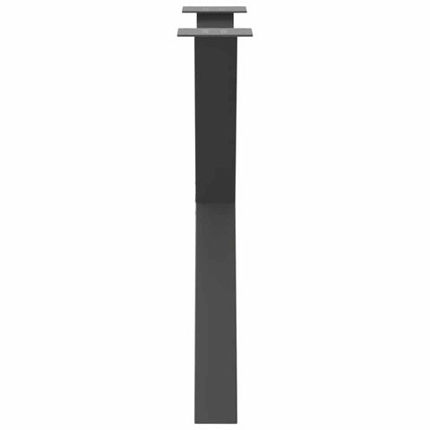 vidaXL Dining Table Legs X-Shaped 3 pcs Anthracite 70x(72-73) cm Steel