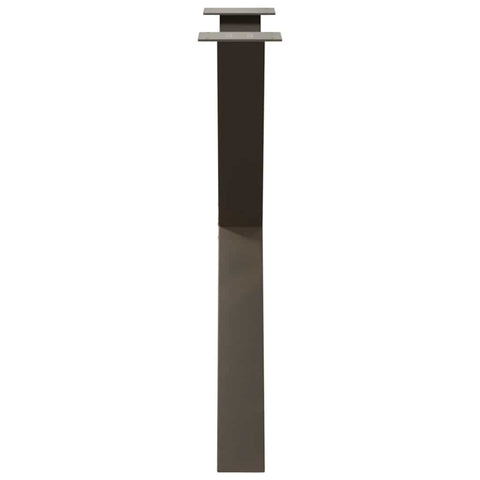 vidaXL Dining Table Legs X-Shaped 3 pcs Natural Steel 70x(72-73) cm Steel