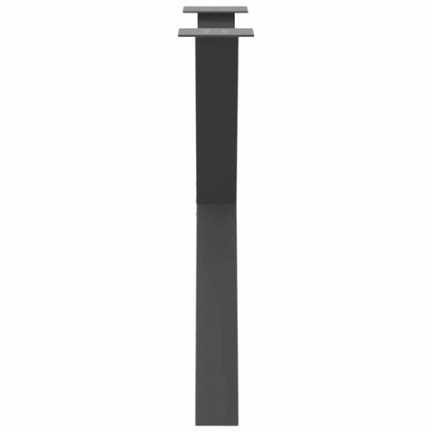 vidaXL Dining Table Legs X-Shaped 3 pcs Anthracite 80x(72-73) cm Steel
