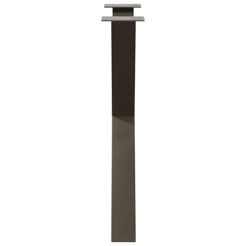 vidaXL Dining Table Legs X-Shaped 3 pcs Natural Steel 80x(72-73) cm Steel