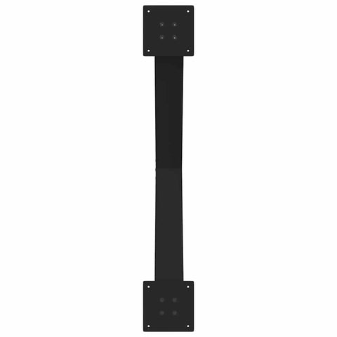 vidaXL Dining Table Legs X-Shaped 3 pcs Black 90x(72-73) cm Steel