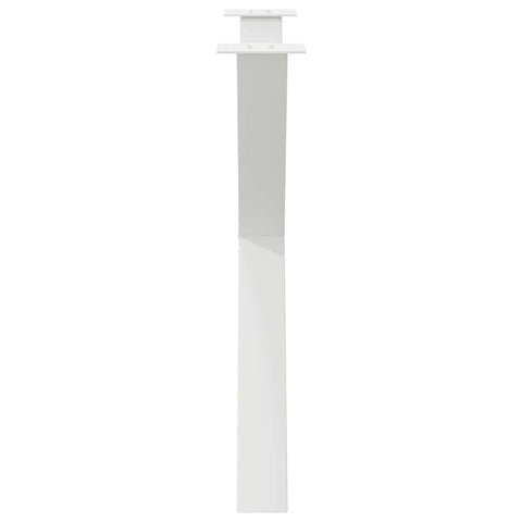 vidaXL Dining Table Legs X-Shaped 3 pcs White 90x(72-73) cm Steel