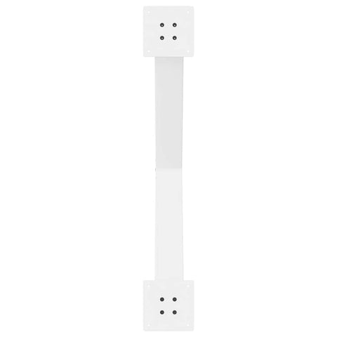 vidaXL Dining Table Legs X-Shaped 3 pcs White 90x(72-73) cm Steel