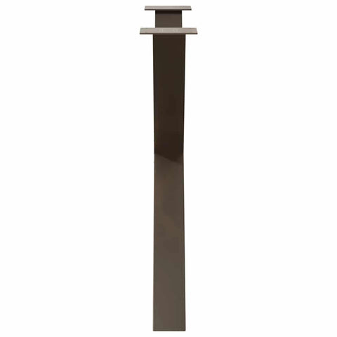 vidaXL Dining Table Legs X-Shaped 3 pcs Natural Steel 90x(72-73) cm Steel