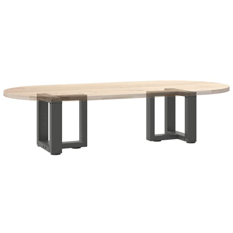 vidaXL Coffee Table Legs T-Shaped 2 pcs Anthracite 30x25x(30-31) cm Steel